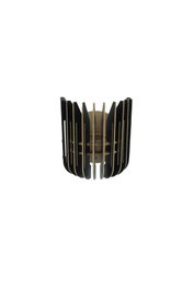 Opviq Tulip Sconce Lámpara de Pared Negra (2 Piezas)